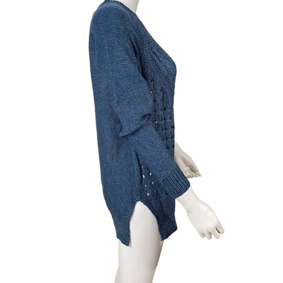 Ethereal by Paper Crane Blue Knit Sweater - Picture 4 of 9